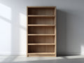 Librerie - Legno - 90x32x178 cm - Rovere naturale - Stile scandinavo